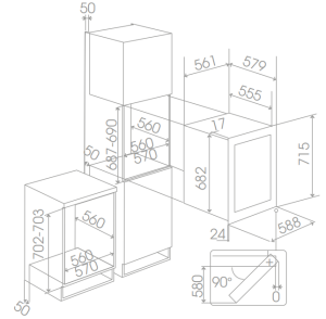 TỦ RƯỢU ELICA VERITAS BI36 BL PRF0191774 - 6