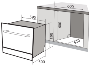Máy Rửa Chén 10 Bộ KAFF KF - BIV810S - 52 Máy Rửa Chén 10 Bộ KAFF KF - BIV810S - 51