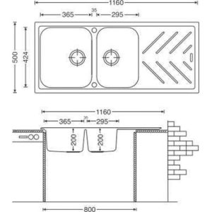 CHẬU RỬA CHÉN CARYSIL BEC2-03/NERA (ĐEN) - 1 CARYSIL BEC2-03/NERA