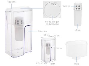 BÌNH LỌC NƯỚC CẦM TAY CLEANSUI EJ103 - 11 BÌNH LỌC NƯỚC CẦM TAY CLEANSUI EJ103 - 10