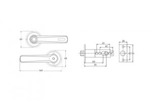 KHÓA VÂN TAY DEMAX SL109 SV - 1 KHÓA VÂN TAY DEMAX SL109 SV