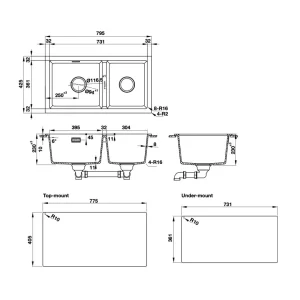 GÓI CHẬU VÒI BẾP ESSENCE 4 HAFELE 577.25.519