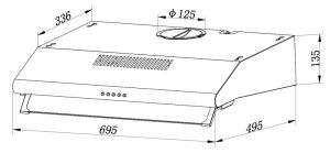 MÁY HÚT MÙI SEVILLA SV-S70B - 2 MÁY HÚT MÙI SEVILLA SV-S70B