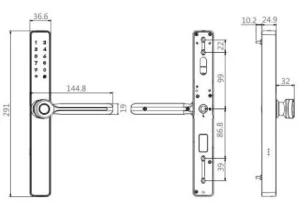 KHÓA VÂN TAY KASSLER KL-599RB - 1 KASSLER KL-599RB