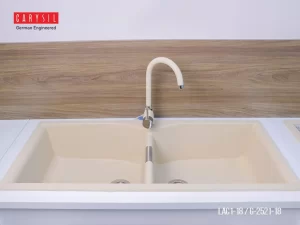 CHẬU RỬA CHÉN CARYSIL LAC1-18/CHAMPAGNE (VÀNG KEM) - 3 CARYSIL LAC1-18/CHAMPAGNE