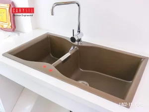 CHẬU RỬA CHÉN CARYSIL LAC2-11/CAFE BROWN (NÂU CAFE) - 2 CARYSIL LAC2-11/CAFE BROWN