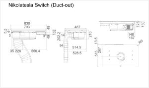 Bếp từ kết hợp máy hút mùi Elica NIKOLATESLA SWITCH BL/F/83 PRF0146210A - 11 Bếp từ kết hợp máy hút mùi Elica NIKOLATESLA SWITCH BL/F/83 PRF0146210A - 10