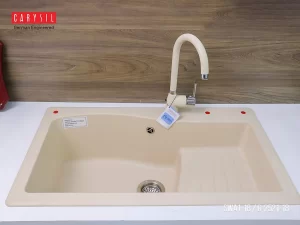 CHẬU RỬA CHÉN CARYSIL SWA1-18/CHAMPAGNE (VÀNG KEM) - 2 CARYSIL SWA1-18/CHAMPAGNE