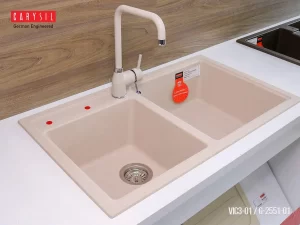 VÒI RỬA CARYSIL G-2551-01/CORNFLAKES (MÀU MUỐI ỚT) - 6