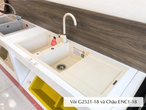 VÒI RỬA CARYSIL G-2521-18/CHAMPAGNE (VÀNG KEM) - 3 CARYSIL G-2521-18/CHAMPAGN