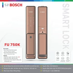 Khóa cửa vân tay BOSCH FU 750K - 10 Khóa cửa vân tay BOSCH FU 750K - 9