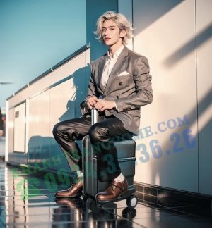 VALI ĐIỆN AIRWHEEL SE3 MINI T MÀU BẠC - 108 VALI ĐIỆN AIRWHEEL SE3 MINI T MÀU BẠC - 107