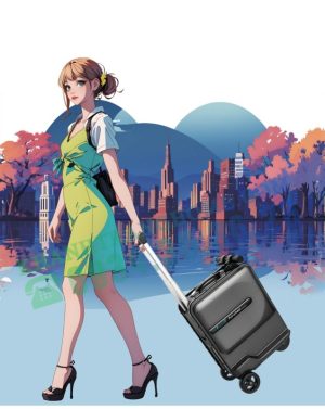 VALI ĐIỆN AIRWHEEL SE3 MINI T MÀU BẠC - 136 VALI ĐIỆN AIRWHEEL SE3 MINI T MÀU BẠC - 135