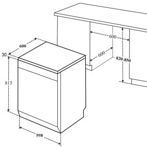 MÁY RỬA BÁT BINOVA BI-1102DWS