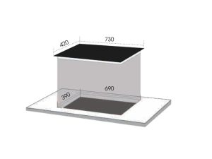Bếp từ đôi Dmestik ML208 DKI - 1 BẾP TỪ ĐÔI DMESTIK ML208 DKI