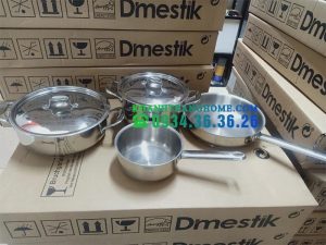 BỘ NỒI 4 MÓN DMESTIK DS4 - 1 BỘ NỒI 4 MÓN DMESTIK DS4