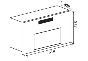 LÒ VI SÓNG ĐỂ BÀN KAFF KF EM036ALMB - 1 LÒ VI SÓNG ĐỂ BÀN KAFF KF EM036ALMB
