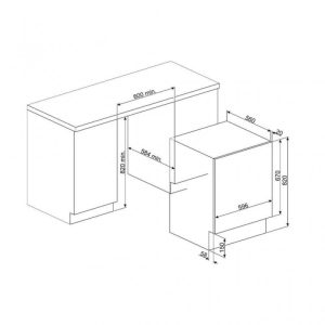 Máy giặt kết hợp sấy âm tủ SMEG WDI14C7 2 536 94 160 - 1 MÁY GIẶT KẾT HỢP SẤY ÂM TỦ SMEG WDI14C7 2 536 94 160