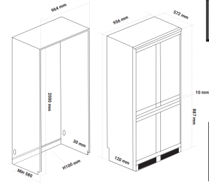 Tủ lạnh âm toàn phần Kaff KF BI540W Luxury - 13 TỦ LẠNH ÂM TOÀN PHẦN KAFF KF BI540W LUXURY
