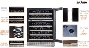 Tủ Ướp Rượu Kadeka KA 45WR - 1 TỦ ƯỚP RƯỢU KADEKA KA 45WR