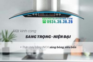 MÁY HÚT MÙI KÍNH CONG SUNHOUSE APEX APB6601 90C