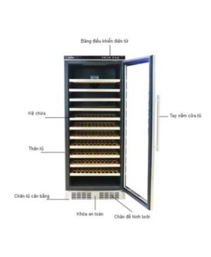 TỦ ƯỚP RƯỢU KADEKA KA 110WR