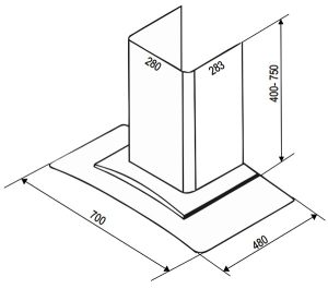 MÁY HÚT MÙI BAUER BC 70EC3B - 4 MÁY HÚT MÙI BAUER BC 70EC3B - 3