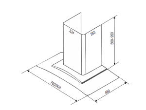 MÁY HÚT MÙI BAUER BC 70ECO - 3