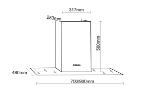 MÁY HÚT MÙI BAUER BC 90EB - 4 MÁY HÚT MÙI BAUER BC 90EB - 3