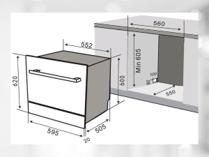 MÁY RỬA BÁT BAUER BW 2680F - 5 MÁY RỬA BÁT BAUER BW 2680F - 4