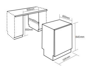 MÁY RỬA BÁT BAUER SBW40EU15F - 5 MÁY RỬA BÁT BAUER SBW40EU15F - 4