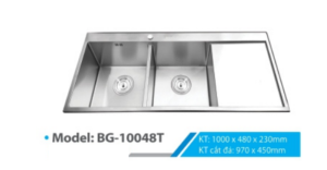 CHẬU INOX B-GEM BG-10048T - 7 CHẬU INOX B-GEM BG-10048T - 6