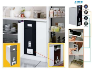 THÙNG GẠO THÔNG MINH B-GEM BG-TG02_300 (Không đèn Led) - 7 THÙNG GẠO THÔNG MINH B-GEM BG-TG02_300 (Không đèn Led) - 6