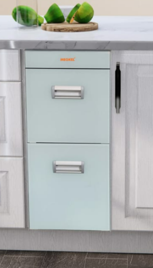 Thùng gạo mặt kính trắng GARIS MR07.30W - 7 Thùng gạo mặt kính trắng GARIS MR07.30W - 6