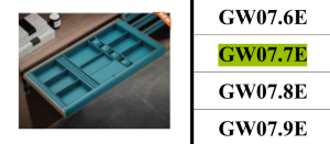 NGĂN KÉO ĐỰNG ĐỒ TRANG SỨC GARIS GW07.7E - 7 NGĂN KÉO ĐỰNG ĐỒ TRANG SỨC GARIS GW07.7E - 6