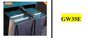 GIÁ TREO QUẦN ÂU KÉP GARIS GW35E - 7 GIÁ TREO QUẦN ÂU KÉP GARIS GW35E - 6