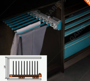 GIÁ TREO QUẦN ÂU GARIS GW37E - 5 GIÁ TREO QUẦN ÂU GARIS GW37E - 4