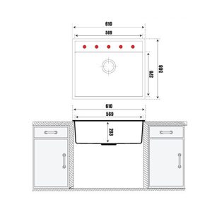 CHẬU RỬA CHÉN CARYSIL WAZ2 - 1 CARYSIL WAZ2