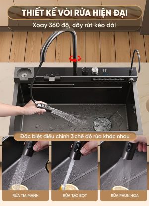 BỘ CHẬU VÒI B-GEM BG-7545 SMART V.2 - 12 BỘ CHẬU VÒI B-GEM BG-7545 SMART V.2 - 11