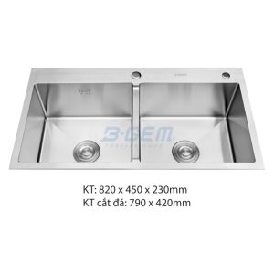 CHẬU INOX B-GEM BG-10050 - 5 CHẬU INOX B-GEM BG-10050 - 4