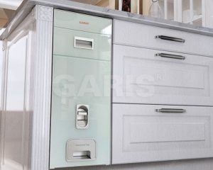 Thùng gạo mặt kính trắng GARIS MR06.30W - 7 Thùng gạo mặt kính trắng GARIS MR06.30W - 6