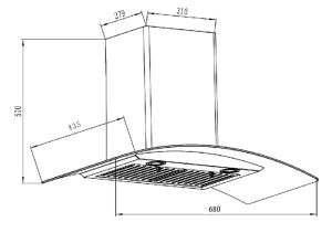 MÁY HÚT MÙI BINOVA BI-2022GM