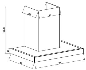 MÁY HÚT MÙI BINOVA BI-31-GT-07 - 2 MÁY HÚT MÙI BINOVA BI-31-GT-07