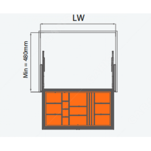 NGĂN KÉO ĐỰNG ĐỒ TRANG SỨC GARIS GW07.7E - 5 NGĂN KÉO ĐỰNG ĐỒ TRANG SỨC GARIS GW07.7E - 4