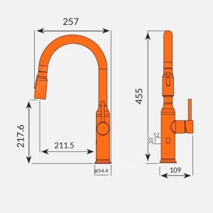 VÒI CHẬU RỬA BÁT GARIS MF01M - 4