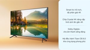 Smart Tivi Samsung 4K 43 inch UA43AU7700KXXV - 11 Smart Tivi Samsung 4K 43 inch UA43AU7700KXXV - 10