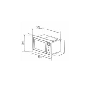 LÒ VI SÓNG ÂM TỦ CÓ NƯỚNG CAPRI CR-TM25NSGB