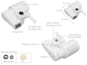 Máy lọc nước tại vòi Panasonic TK-CJ600 - 1 MÁY LỌC NƯỚC TẠI VÒI PANASONIC TK-CJ600