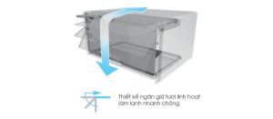 Tủ lạnh Sharp Inverter 224 lít SJ-X251E-DS - 18 Tủ lạnh Sharp Inverter 224 lít SJ-X251E-DS - 17