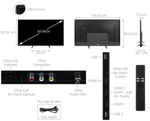 Google TIVI Xiaomi A PRO 4K 65 INCH L65M8-A2SEA - 10 Google TIVI Xiaomi A PRO 4K 65 INCH L65M8-A2SEA - 9